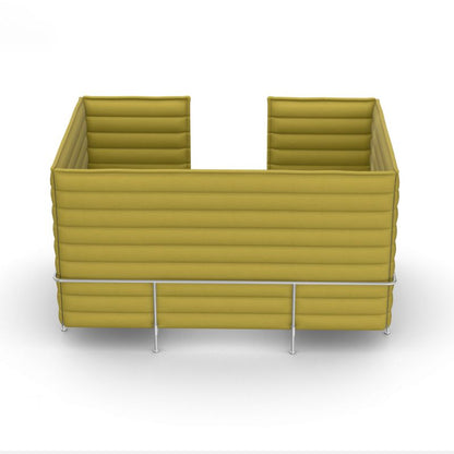 Vitra Alcove Cabin 2-Sitzer Highback grün Avocado