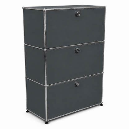 USM Haller Highboard 1x3 Anthrazitgrau