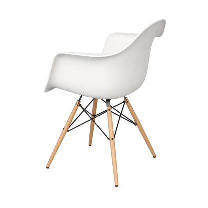 Vitra DAW Eames Plastic Armchair weiß