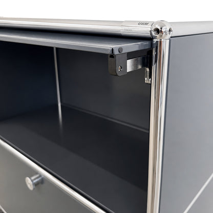 USM Haller Sideboard 1x2 anthrazit