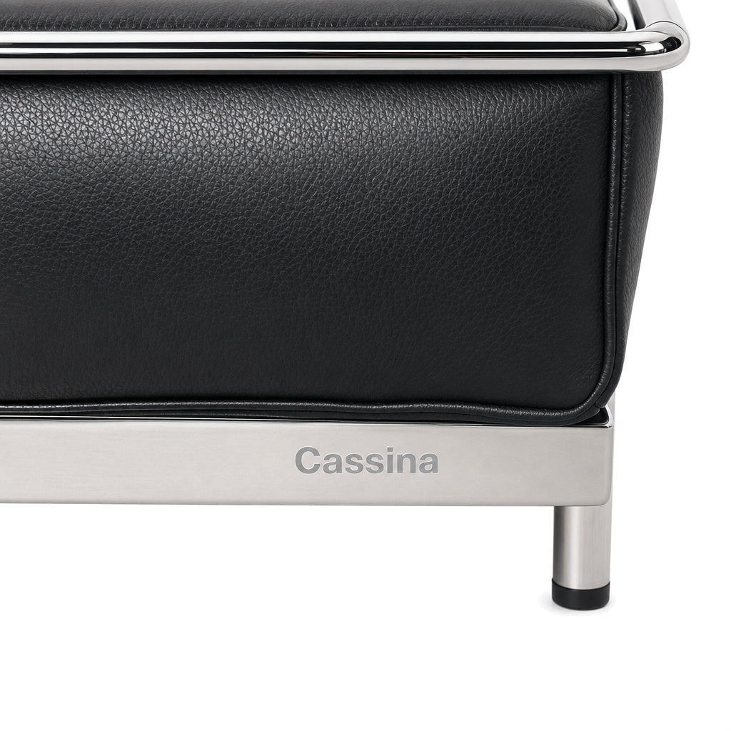 Cassina LC2 Sessel Leder extra schwarz
