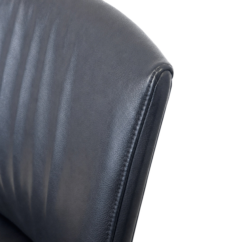 Wilkhahn ON 178/71 Freischwinger Leder schwarz