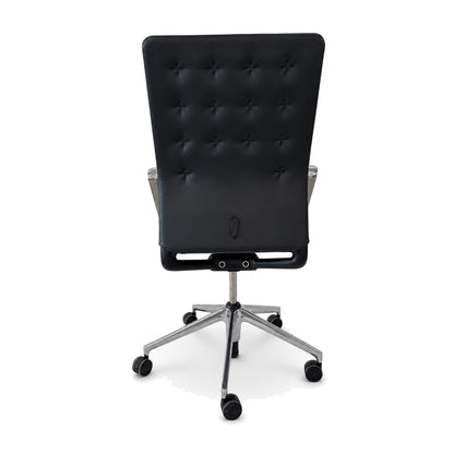Vitra ID Trim Leder dunkelgrau