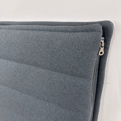 Vitra Alcove Highback Sofa 2-Sitzer Grau / Blau