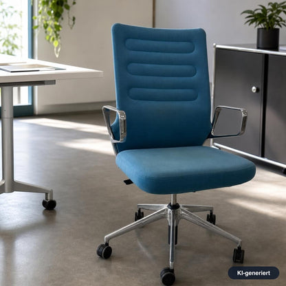 Vitra AC 4 Work Stoff blau