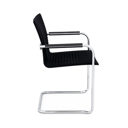 Walter Knoll Art Collection Freischwinger Stoff schwarz