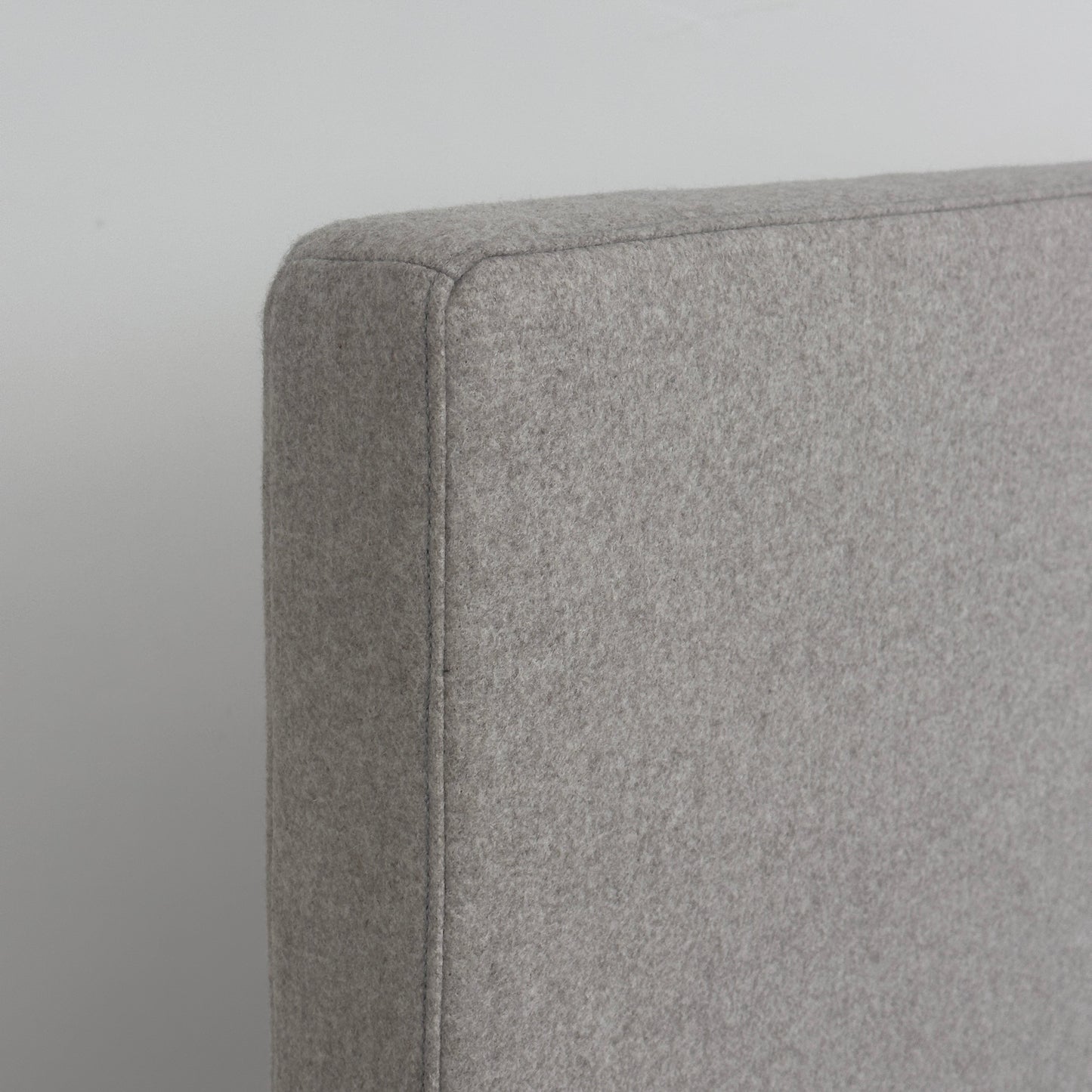 Akustiktrennwand 120cm Wollfilz hellgrau