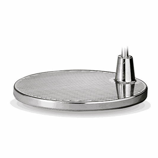 Artemide Tolomeo Tavolo Standfuß aus Metall mit rundem Design und Kabelausgang