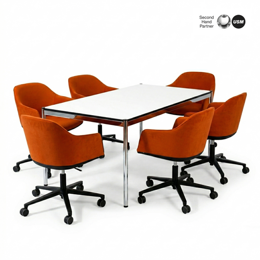 Besprechungs-Set für 6 Personen: USM/Vitra