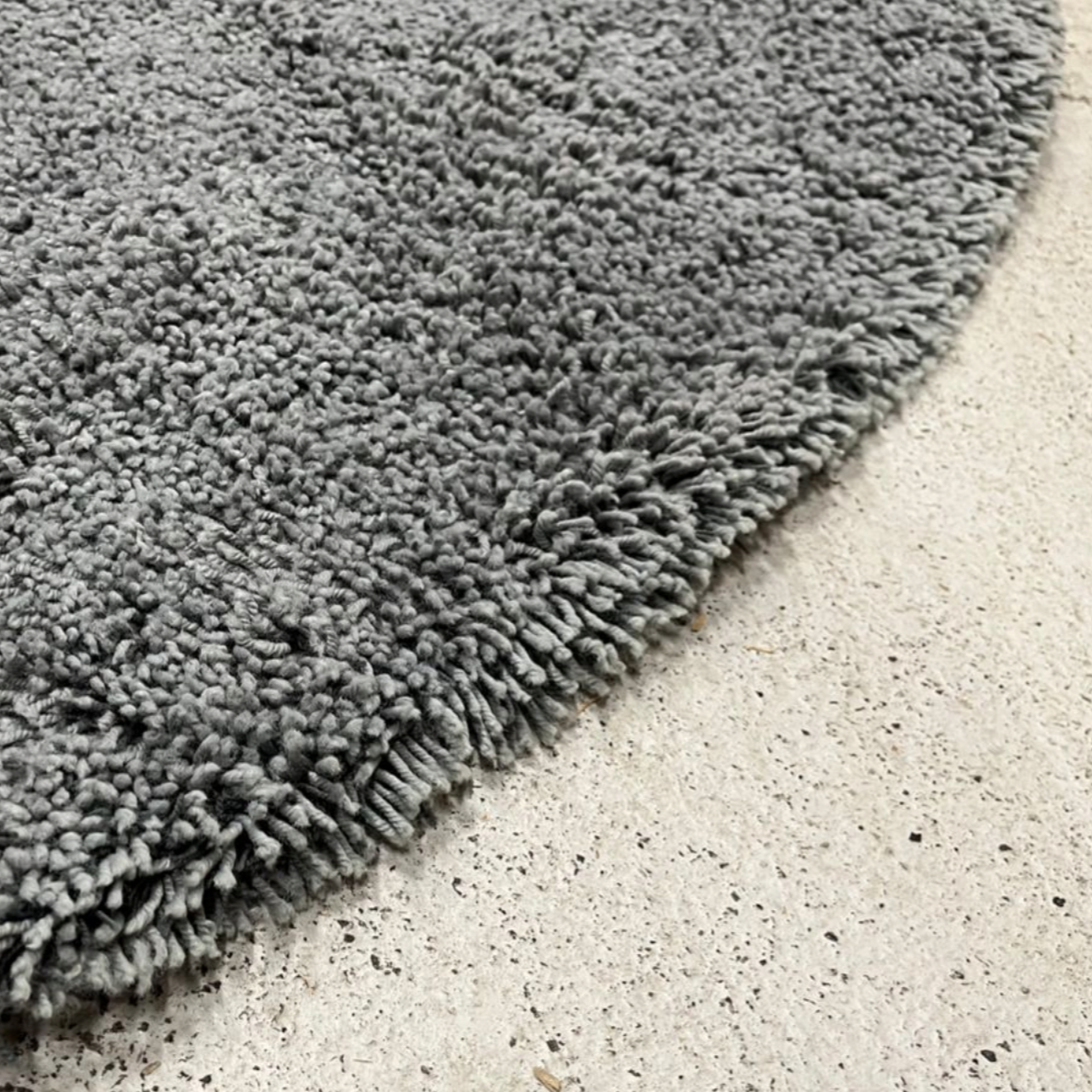 Teppich Object Carpet RugX grau rund