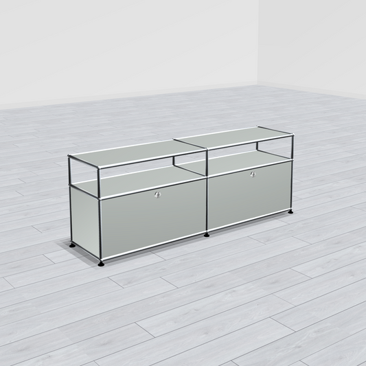 USM Haller Sideboard lichtgrau 2 Klappen