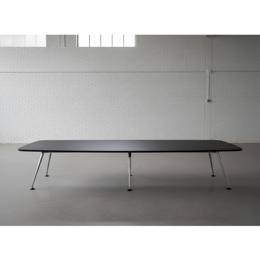 Vitra Medamorph Konferenztisch schwarz 380x130cm
