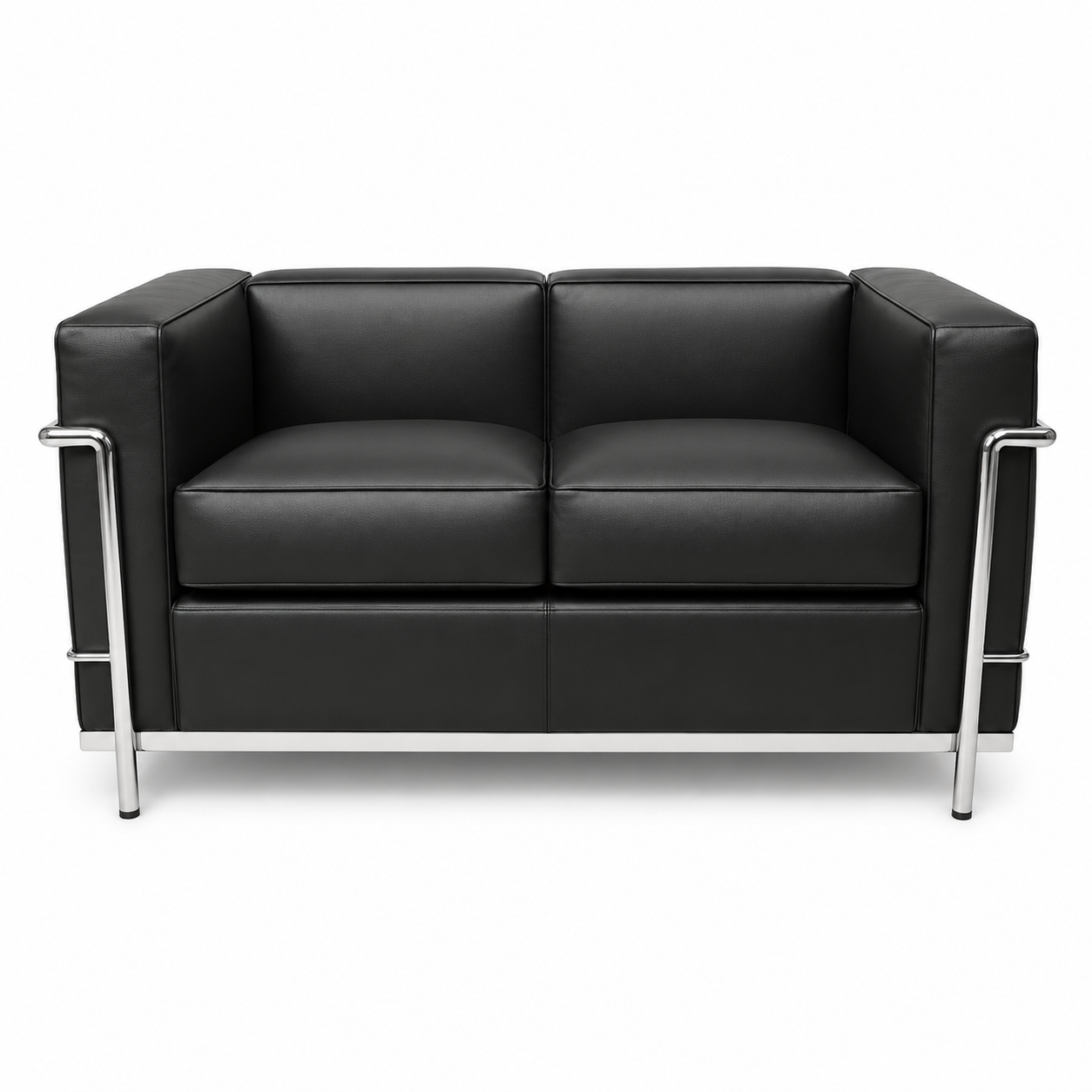 Cassina LC2 2-Sitzer Leder schwarz [NEUWARE]