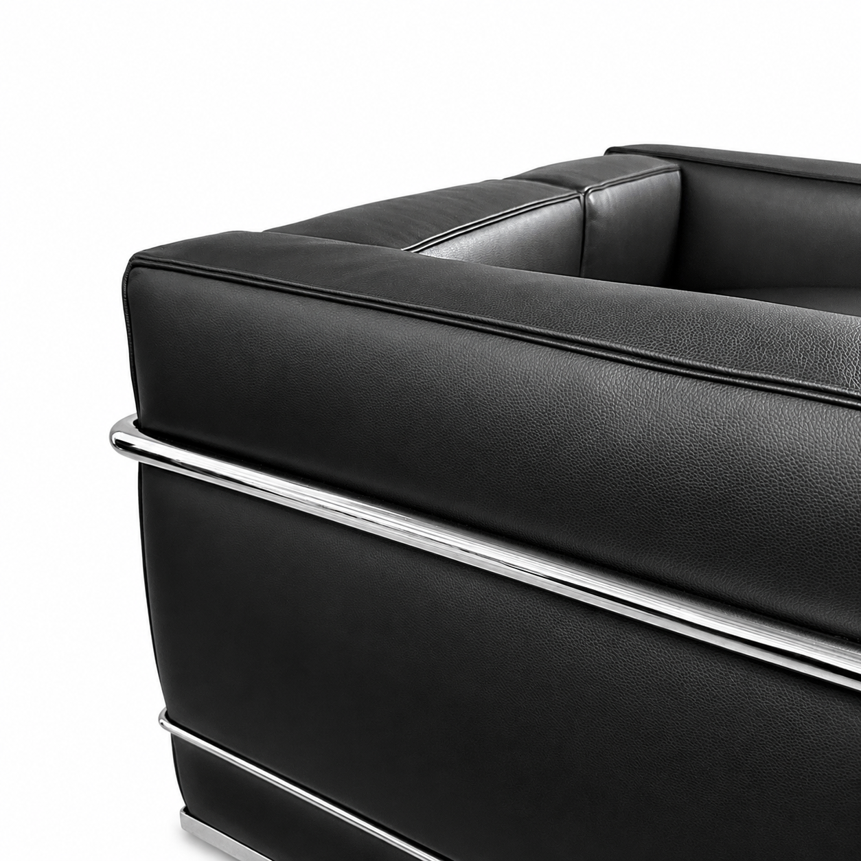 Cassina LC2 2-Sitzer Leder schwarz [NEUWARE]