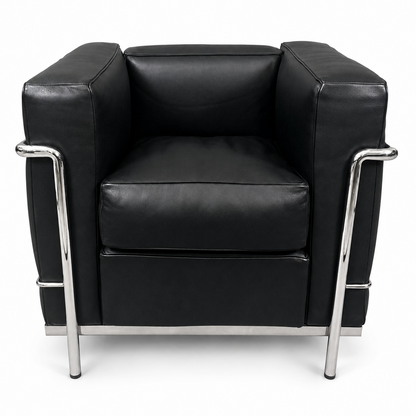 Cassina LC2 Sessel Leder schwarz