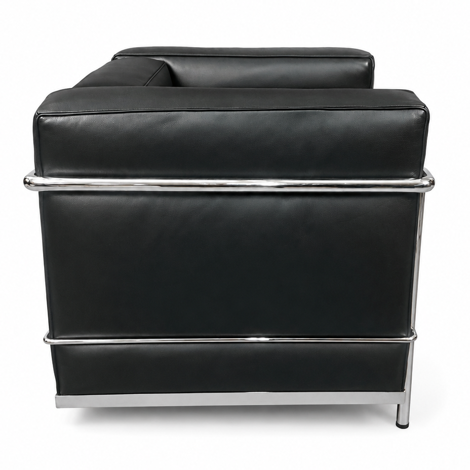 Cassina LC2 Sessel Leder schwarz