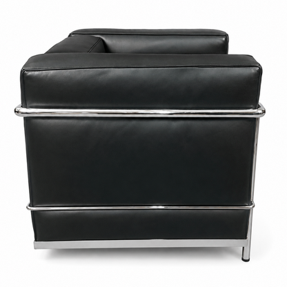 Cassina LC2 Sessel Leder schwarz