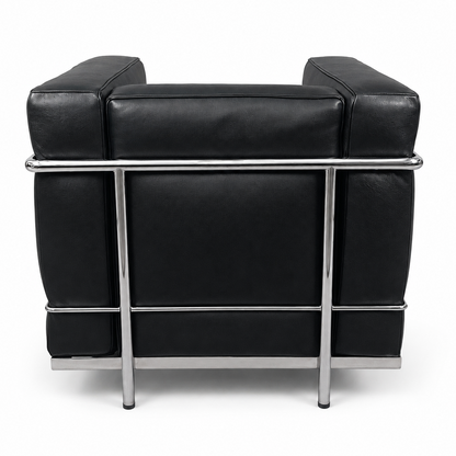 Cassina LC2 Sessel Leder schwarz