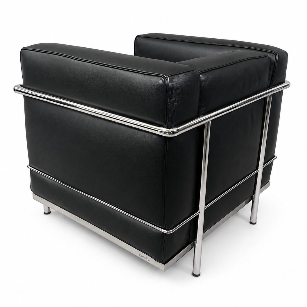 Cassina LC2 Sessel Leder schwarz
