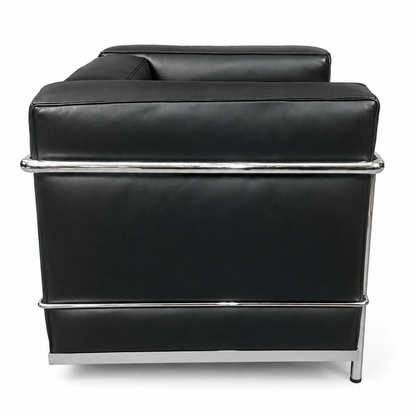 Cassina LC2 Sessel Leder schwarz [NEUWARE]