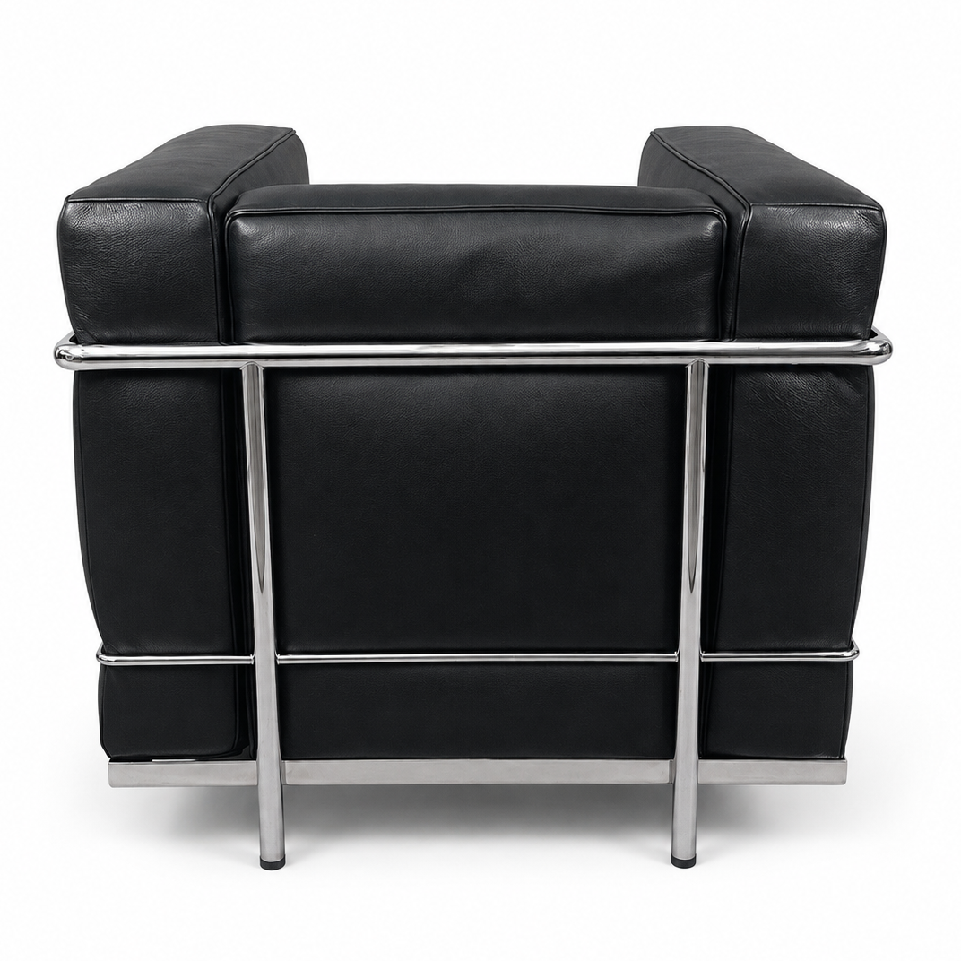 Cassina LC2 Sessel Leder schwarz [NEUWARE]