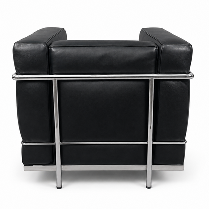 Cassina LC2 Sessel Leder schwarz [NEUWARE]