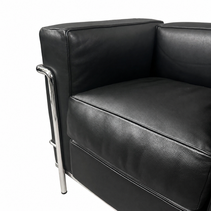 Cassina LC2 Sessel Leder schwarz [NEUWARE]