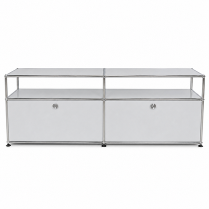 USM Haller Lowboard 2x1 lichtgrau