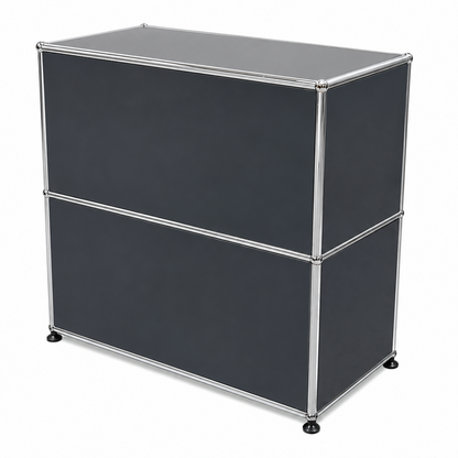 USM Haller 1x2 anthrazit 1x Auszug