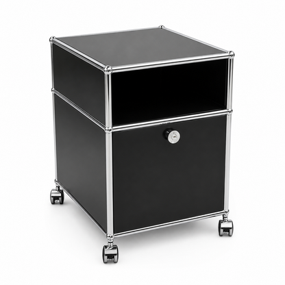USM Haller Rollcontainer / Druckermöbel schwarz