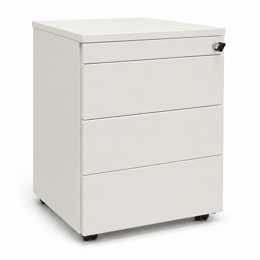 WINI Rollcontainer 4 Schubladen weiß