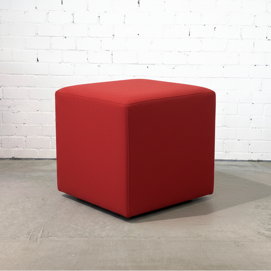 Swaboda Cube Sitzhocker Stoff 45x45x45cm Rot