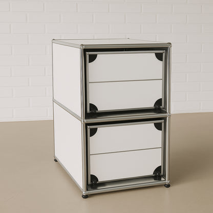 USM Haller Sideboard 1x2 mit 2 Hängeregisterauszügen