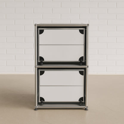 USM Haller Sideboard 1x2 mit 2 Hängeregisterauszügen