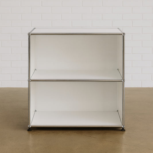 USM Haller Sideboard 1x2 weiß (50cm Tiefe)