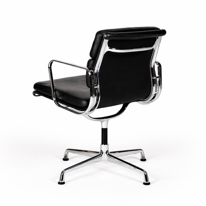 Vitra EA 207 Soft Pad Chair Leder schwarz