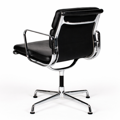 Vitra EA 208 Soft Pad Chair Leder schwarz