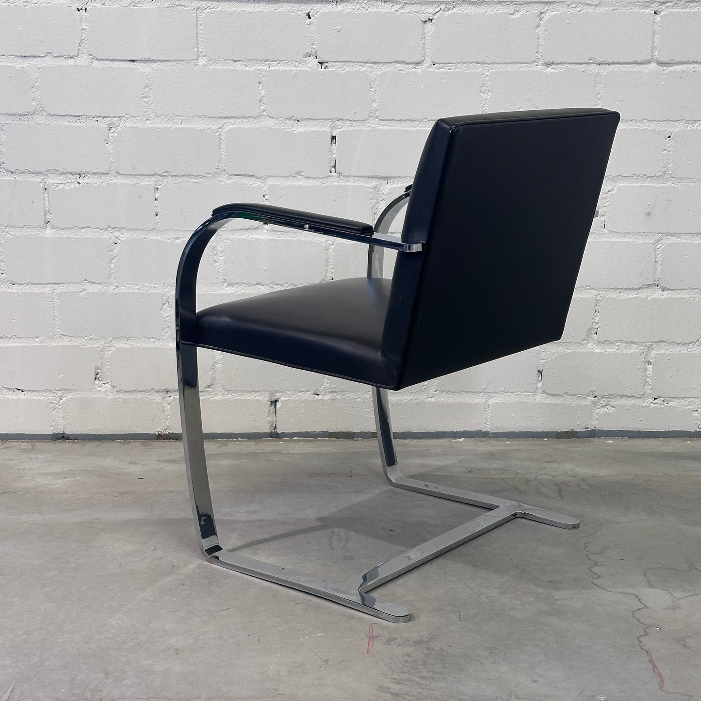 Artikelanlage Brno Sessel Leder schwarz Flachstahl_SWKBR00101