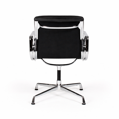Vitra EA 207 Soft Pad Chair Leder schwarz