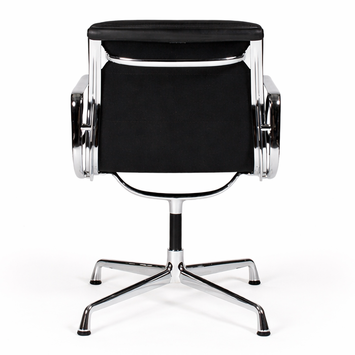 Vitra EA 208 Soft Pad Chair Leder schwarz