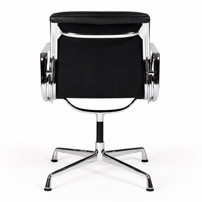 Vitra EA 208 Soft Pad Chair Leder schwarz
