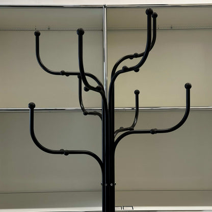 Schwarzer Fritz Hansen Coat Tree Garderobenständer aus Metall mit mehreren Haken