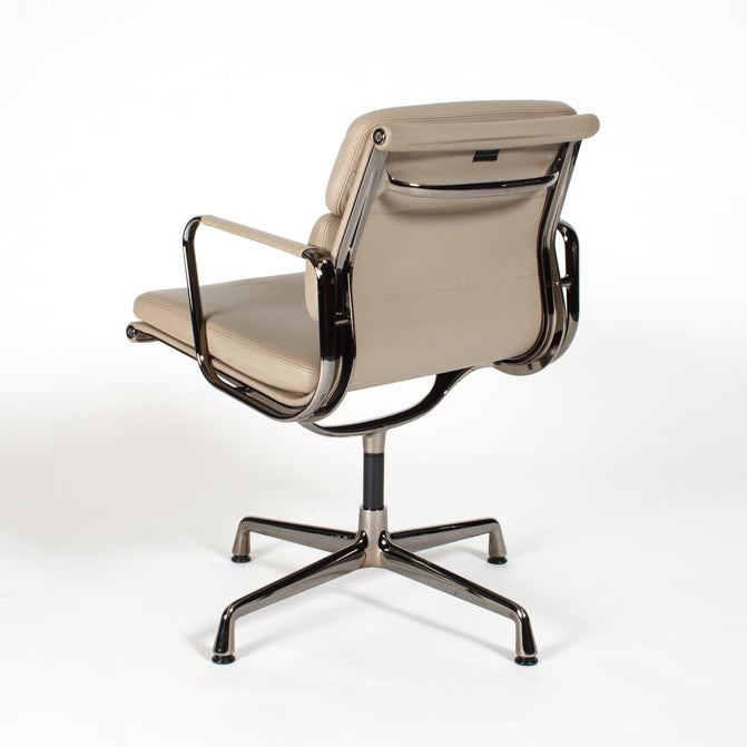 Vitra EA 208 Soft Pad Chair Premiumleder Sand (Limited) [NEUWARE]