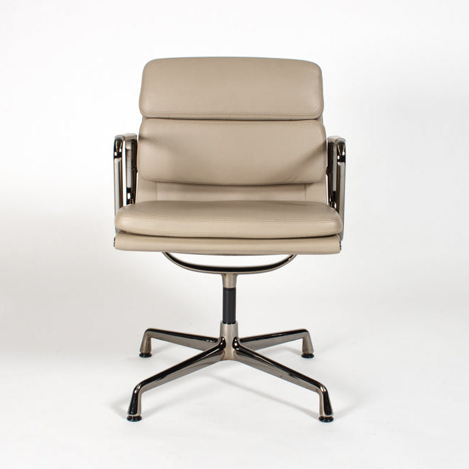 Vitra EA 208 Soft Pad Chair Premiumleder Sand (Limited) [NEUWARE]