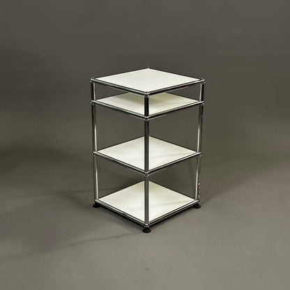 USM Haller 1x3 Beistelltisch weiß