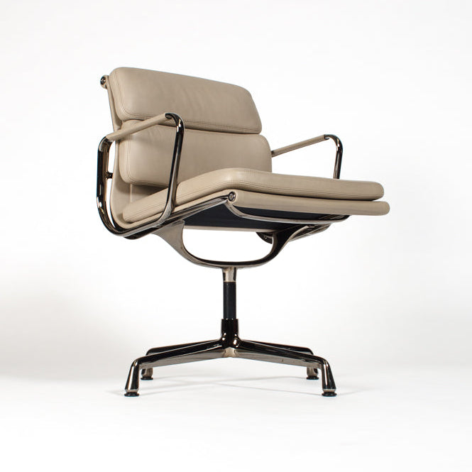 Vitra EA 208 Soft Pad Chair Premiumleder Sand (Limited) [NEUWARE]