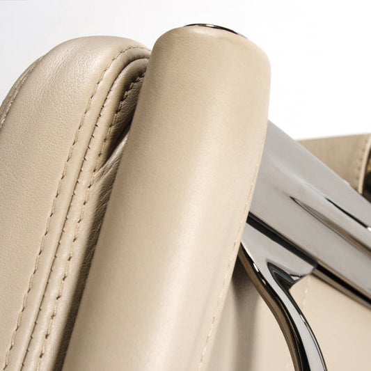 Vitra EA 208 Soft Pad Chair Premiumleder Sand (Limited) [NEUWARE]