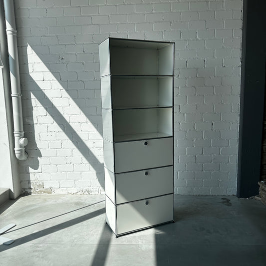 USM Haller 1x6 Highboard mit 3 Klappen weiß