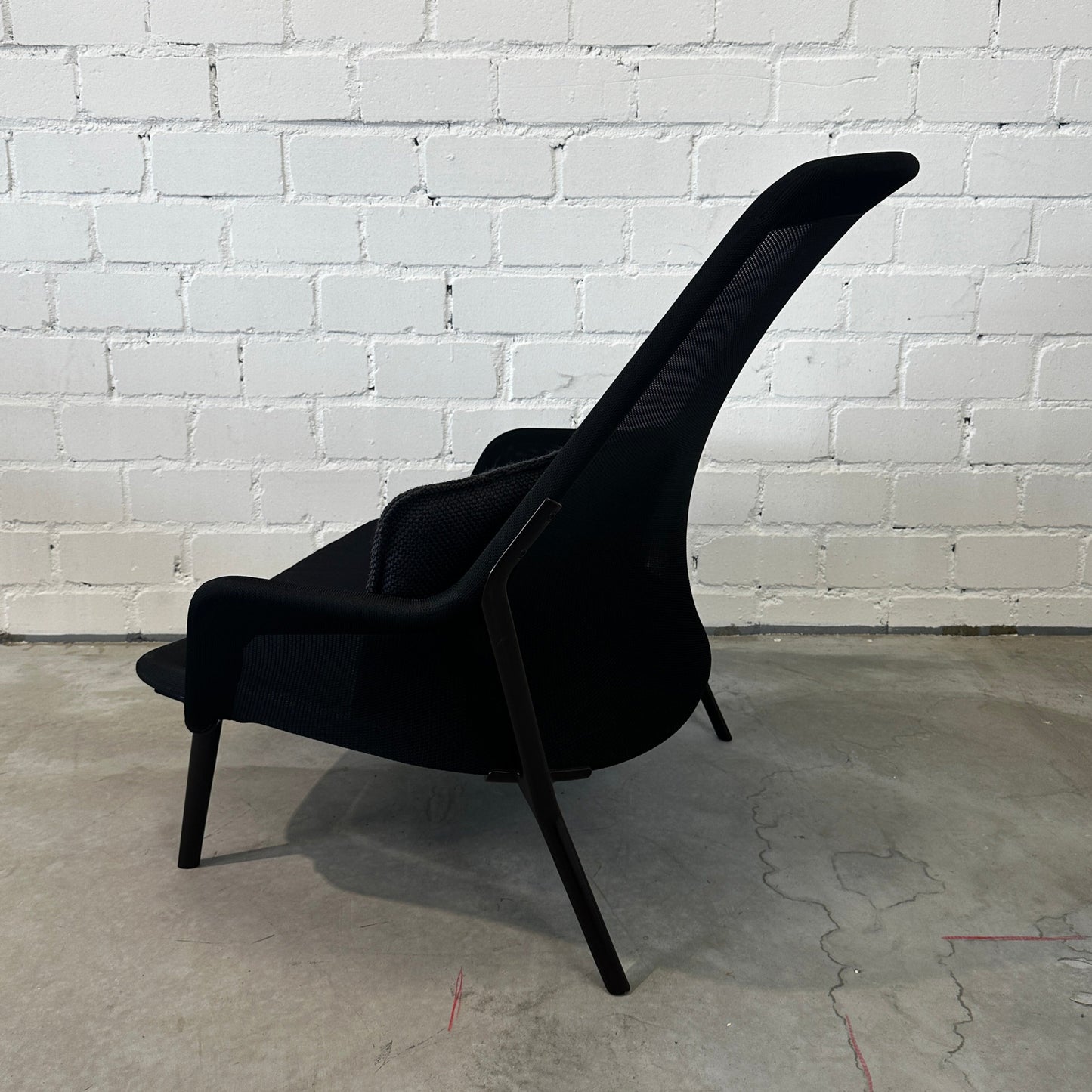 Vitra Slow Chair schwarz Netz