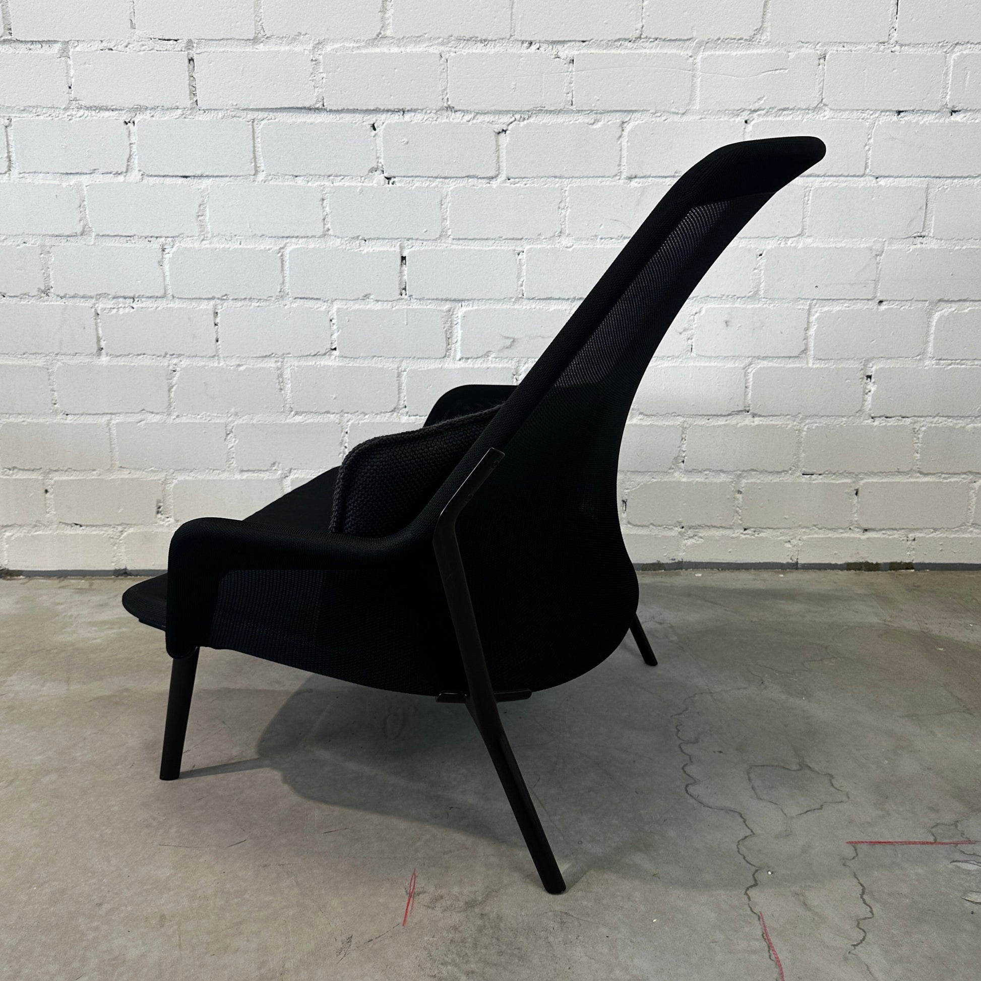 Vitra Slow Chair schwarz Netz